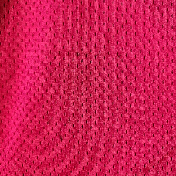 VTG AND1 Mens Medium Red Black Basketball‎ Court Shorts Drawstring Pockets Y2k - Picture 3 of 10